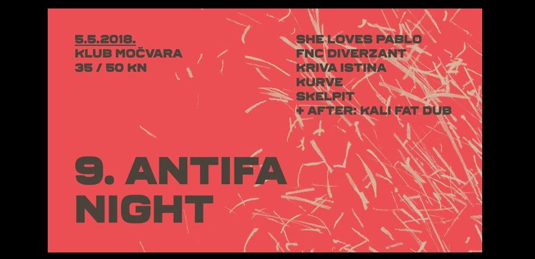 Antifa Night u Močvari