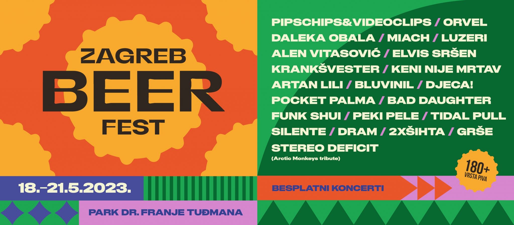 Zagrebački Beer Fest objavio raspored nastupa izvođača po danima Mixeta