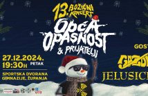 Band Opća Opasnost najavila tradicionalni božićni koncert u Županji.