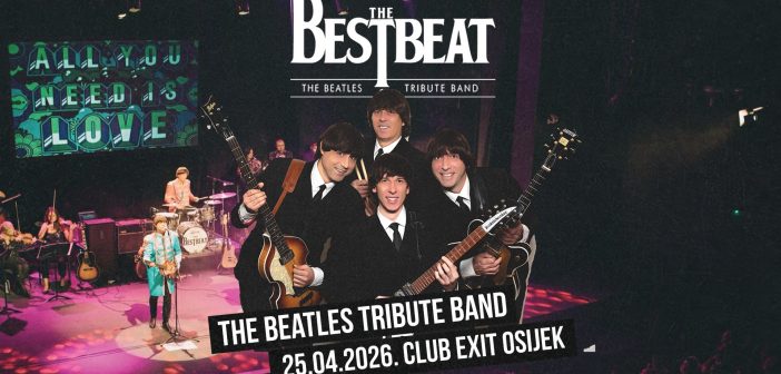 Svjetski Beatles tribute band – The BestBeat – stiže u osječki klub Exit